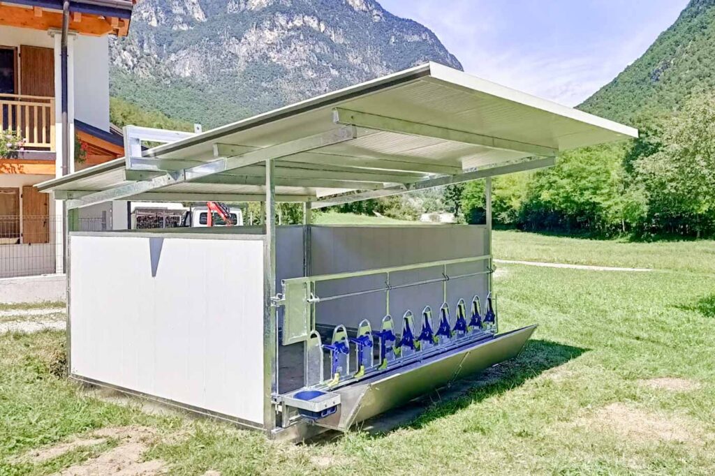 ministalla standard per ovini caprini