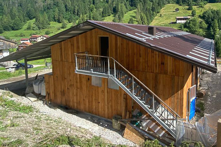 scala stalla per bovini